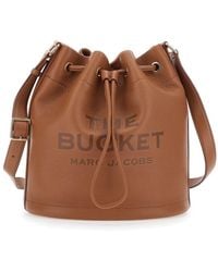 Marc Jacobs - 'The Bucket' Crossbody Bag With Embossed Logo On The Front - Lyst
