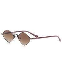 Emporio Armani - Sunglasses With Diamond-Shaped Lenses And Logo Lett - Lyst