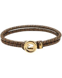 Fendi - Bracelet 'Ever Round Stud' - Lyst