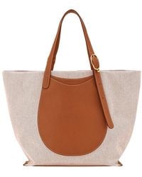 Longchamp - 'Le Foulonné Toile' Shoulder Bag With Adjustable Handl - Lyst