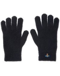 Vivienne Westwood - Gloves With Orb Logo Embroidered On The Front - Lyst