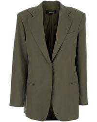 FEDERICA TOSI - Single-Breasted Jacket With Notched Revers - Lyst