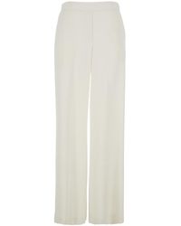 P.A.R.O.S.H. - Wide-Leg Pants With Elastic Waist For - Lyst