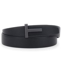Tom Ford - Belt With T Buckle Closure - Lyst