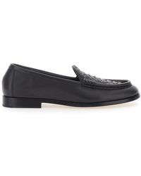 Bottega Veneta - 'Silenzio' Loafers With Intreccio Design - Lyst