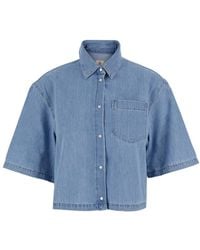 AG Jeans - Cropped Shirt Kodiac Denim - Lyst