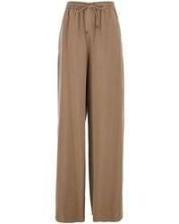 Max Mara - Pantaloni 'Genero' Con Vita Elasticizzata Con Coulisse - Lyst