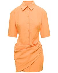 Jacquemus - Mini Shirt Dress La Robe Camisa - Lyst
