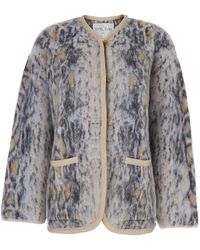 Forte Forte - Cardigan Con Scollo A V E Lavorazione A Maglia - Lyst