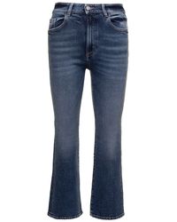 ICON DENIM - High-Waisted Slightly Flared Jeans - Lyst