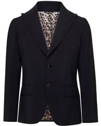 Reveres 1949 - Single-Breasted Blazer With Notched Revers - Lyst