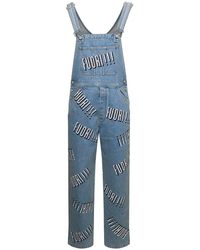 Gucci - Light Dungaree With All-Over Fuori!!! Print - Lyst