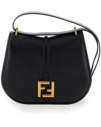 Fendi - 'C'Mon Medium' Satchel Bag With Ff Logo - Lyst