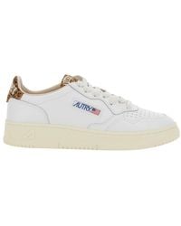 Autry - 'Medalist' Low Top Sneaker With Logo Patch On Tongue And L - Lyst