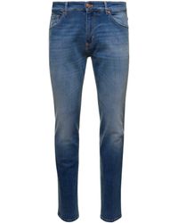 PT Torino - Medium Waist Slim Jeans - Lyst