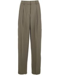 MICHAEL Michael Kors - Wide Leg Tech Fabric Pants - Lyst
