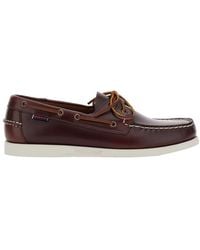 Sebago - 'Dockside Portland' Loafers With Decorative Side Laces An - Lyst