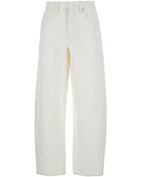FRAME - Jeans A Vita Bassa Con Passanti Per Cintura - Lyst