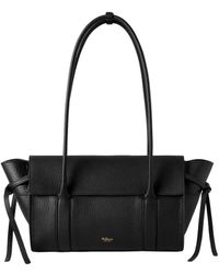 Mulberry - 'Small Bayswater' Shoulder Bag With Laminated Logo - Lyst
