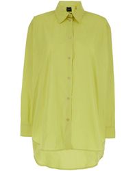 Plain - Oversized Lime Shirt - Lyst