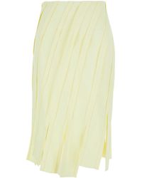 Bottega Veneta - Midi Pleated Skirt - Lyst