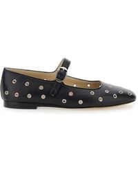 Le Monde Beryl - 'Mary Jane' Ballerinas With Eyelets - Lyst