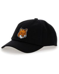 Maison Kitsuné - Large Fox Head 6P Cap - Lyst