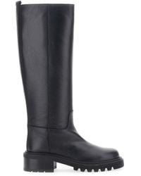 Via Roma 15 - Knee-High Slip-On Boots - Lyst