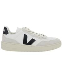 Veja - 'V90' Sneaker With Side Logo And Perforated Toe - Lyst