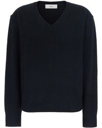 DUNST - Cashmere V-Neck Sweater With V-Neck And Long Sleeves - Lyst