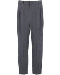 DUNST - Tailored Trousers With Front Pleats - Lyst
