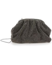 Twentyfourhaitch - Clutch 'Petra' Con Tracolla A Catena E Decorazione C - Lyst