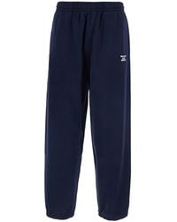 Drole de Monsieur - Pants With Elasticated Waist And Slogan On The - Lyst