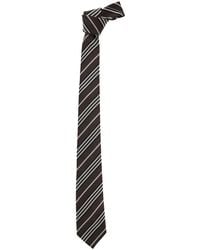 Saint Laurent - Tie With All-Over Stripe Motif - Lyst