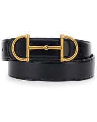 Gucci - Reversible Belt With Horsebit On The Front - Lyst