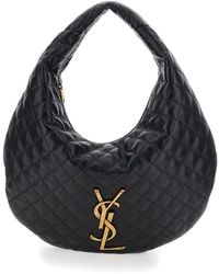 Saint Laurent - Borsa A Spalla 'Ysl Bo Icare Hobo' Con Design Semplice I - Lyst