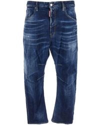 DSquared² - Jeans 'Ducati X D2' Con Passanti Per Cintura E Patch Logo Su - Lyst