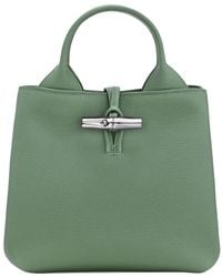 Longchamp - Borsa A Mano 'Le Roseau' Piccola Con Tracolla Regolabile E R - Lyst