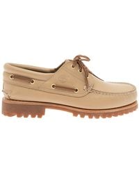Timberland - Mocassini Con Punta Rotonda E Cuciture A Contrasto - Lyst