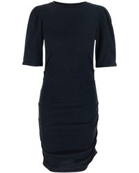 Isabel Marant - 'Mylda' Crew Neck Dress With Pleated Details - Lyst