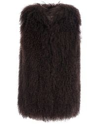 Le Plain - Real Lamb Fur Gilet - Lyst