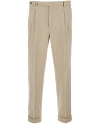 PT Torino - Pants With Belt Loops And Front Pleats - Lyst