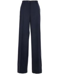 P.A.R.O.S.H. - Pants With Front Button And Zip Closure - Lyst