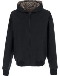 Gucci - Jacket With Tone-On-Tone Logo And Reversible Design - Lyst