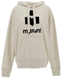 Isabel Marant - Hoodie With Tonal Logo Print - Lyst