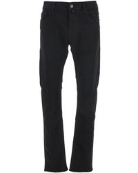 Jacob Cohen - 'Bard' Jeans With Belt Loops And Logo Patch On The R - Lyst