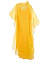 ‎Taller Marmo - Caftano 'Sza' Con Design Semi-Trasparente E Dettaglio Fio - Lyst
