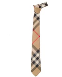 Burberry - Cravatta modello classico con motivo vintage check uomo - Lyst