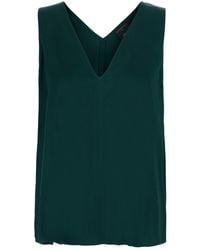 Antonelli - 'Bergamo' Top With V-Neck - Lyst