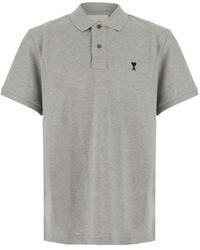 Ami Paris - Polo Shirt With Ami De Coeur Logo Embroidered On The Fr - Lyst